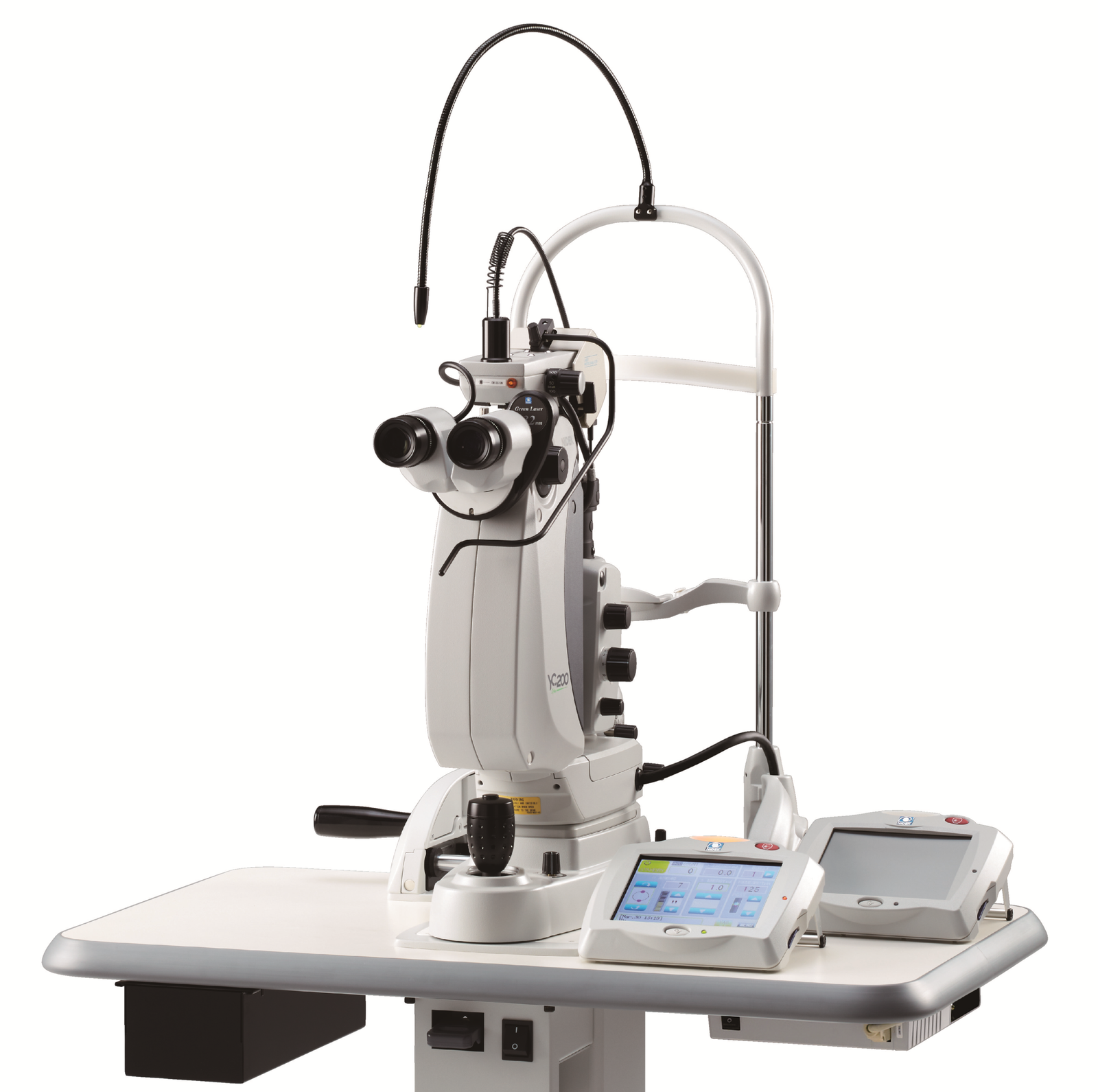 Laser SLT e YAG Nidek YC-200 S plus no iVision Hospital Dia em Marília